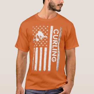 T-shirt Curling américain