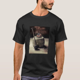 T-shirt Curling Athlète USA Vintage Curling Stone 1
