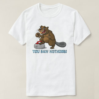 T-shirt Curling beaver