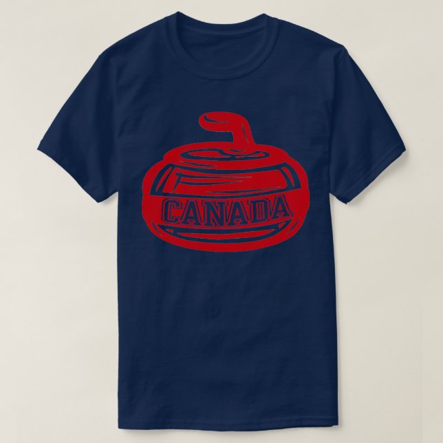 T-shirt Curling Canada 5 (Design devant)