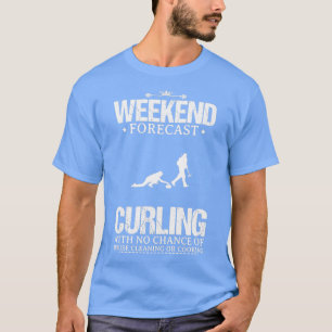 T-shirt Curling Cuisine Drôle Conception Pour Cadeau