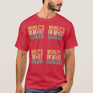T-shirt Curling Curling Player Worlds Okayest Curler Pack