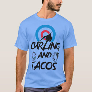 T-shirt Curling Et Tacos Drôle Cadeau Pour Curling LoverFo