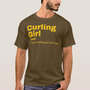 T-shirt Curling Girl Curling