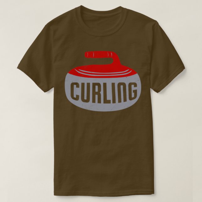 T-shirt Curling Glisse Curling Lover Idée cadeau 2 (Design devant)