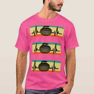 T-shirt Curling Heartbeat Pack désorganisé