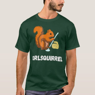 T-shirt Curling Squirrel Curler Roden Winer Spor