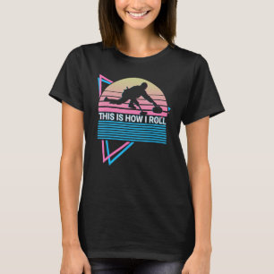 T-shirt Curling Stone Curling Player Retro C'Est Comme Ça