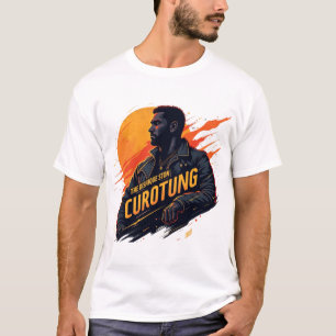 T-shirt "Curotung" - Portrait de style urbain et art graph