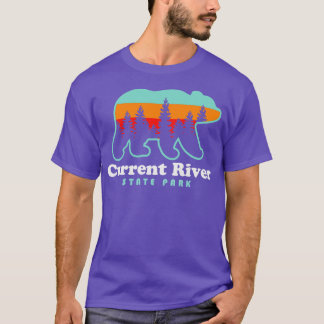 T-shirt Current River State Park Missouri Bear Retro Vinta