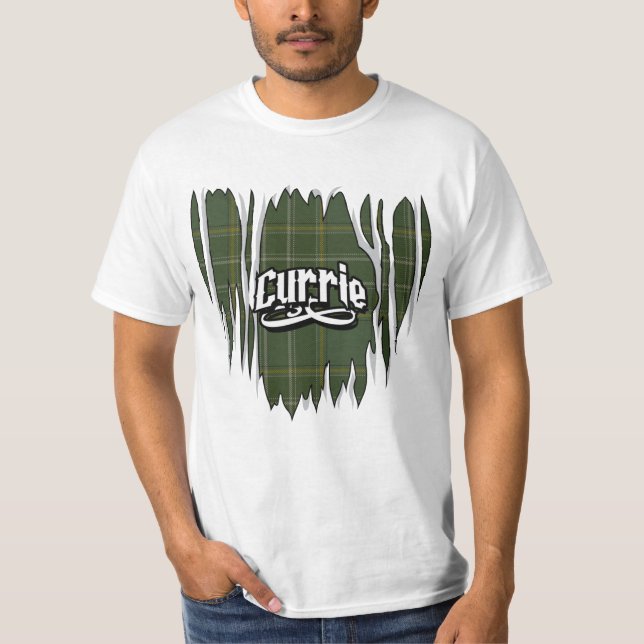 T-shirt Currie tartan (Devant)