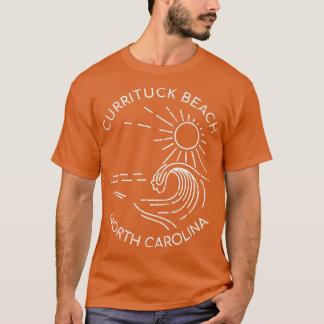 T-shirt Currituck Beach North olina Sable et Surf Sun