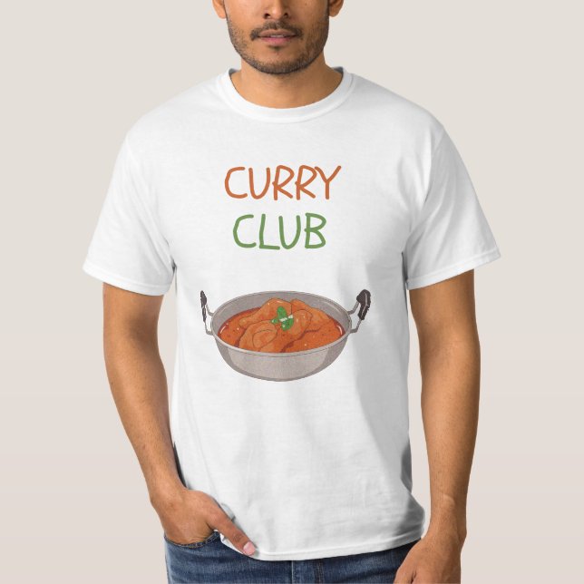 T-shirt Curry Club (Devant)