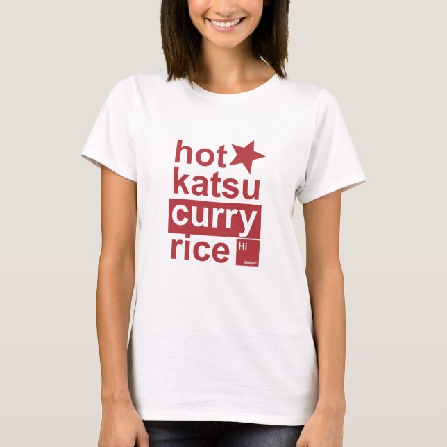 T-shirt curry rice (Devant)