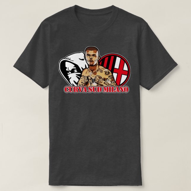 T-shirt Curva sud Milano 9 (Design devant)
