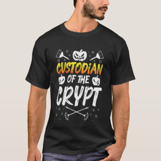 T-shirt Custodian of The Crypt Halloween Design