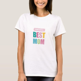 T-shirt Custom best maman ville typographie moderne T-shir