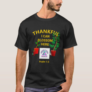 T-shirt Custom Church Merchandise Blossom Plante LOGO Homm