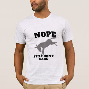 T-shirt Custom Don't Care Mèmes citations amusantes Plaisa