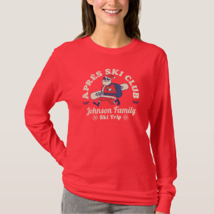 T-shirt Custom Family Friends Group Ski Trier Snowboard