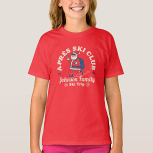 T-shirt Custom Family Friends Group Ski Trier Snowboard