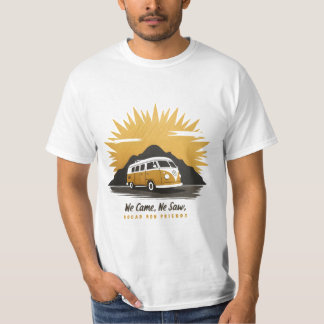 T-shirt Custom Family Réunion Road Trip Mountain Sunset Te