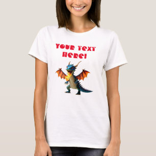 T-shirt Custom Fire Respirer le dragon chinois du Nouvel A