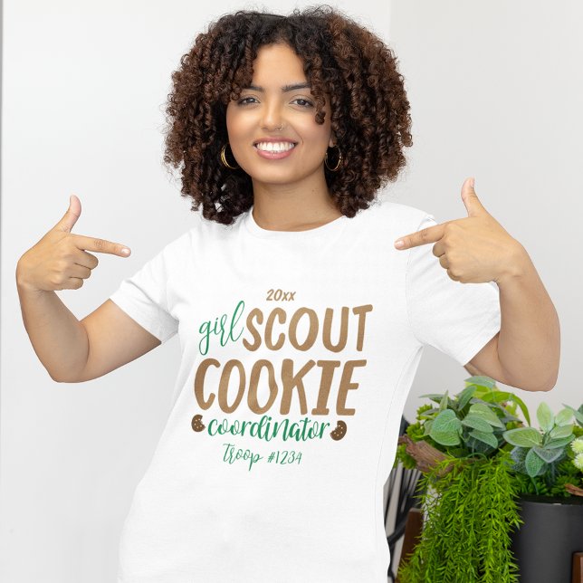 T-shirt Custom Girl Scout Cookie Coordinator Volunteer (Créateur téléchargé)