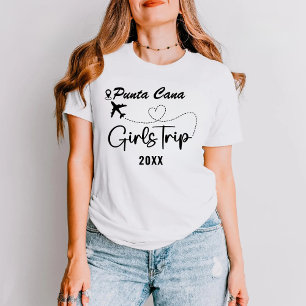T-shirt Custom Girls Trip 2025 Femmes Croisière Girls Vaca