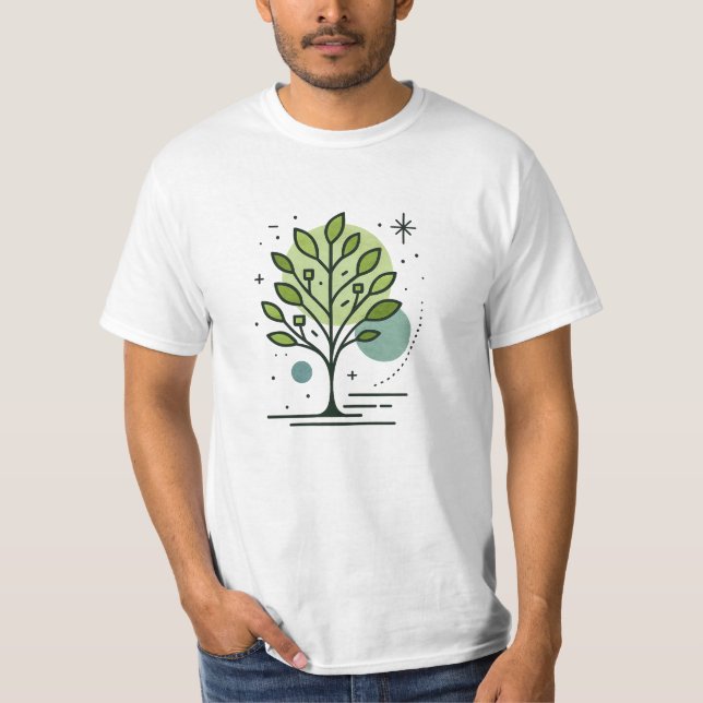 T-shirt Custom Greenleaf Nursery Branding  (Devant)