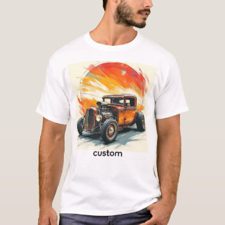 T-shirt Custom Hot Rod T shirt