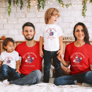 T-shirt Custom Mele Kalikimaka Père Noël Noël hawaïen
