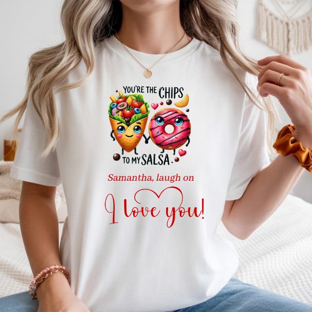 T-shirt Custom Name Cartoon Food Sweet Love Gift T Shirt (Custom Name Cartoon Food Sweet Love Gift T Shirt)