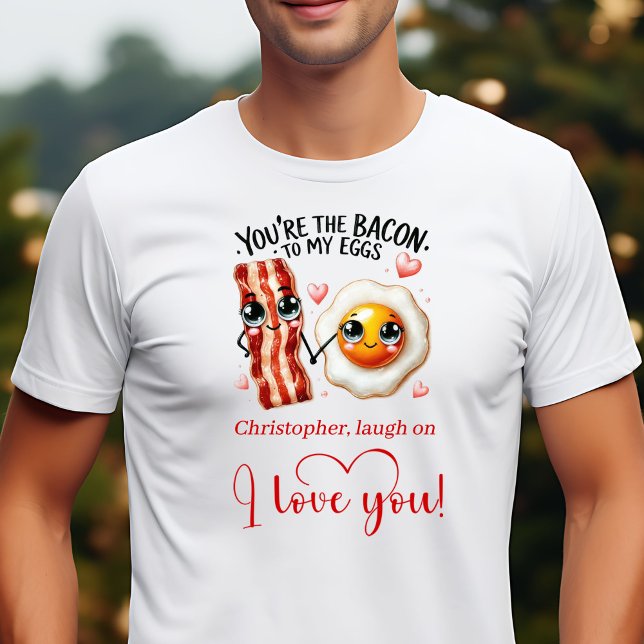 T-shirt Custom Name Funny Food Valentine Shirt for Husband (Custom Name Funny Food Valentine Shirt for Husband)