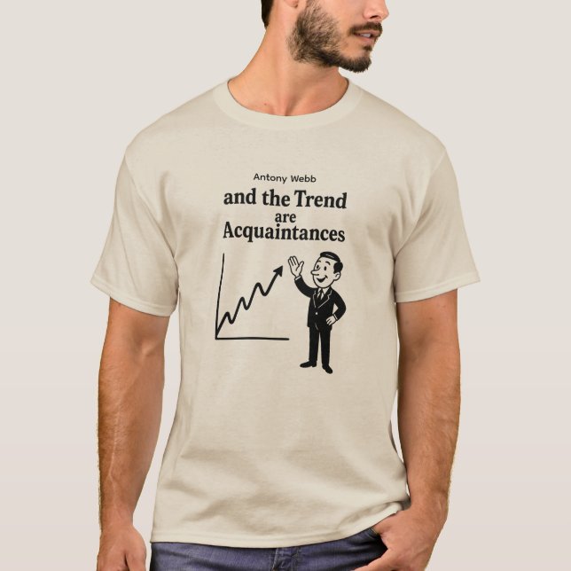 T-shirt Custom Name Trend Chart Funny Trader (Devant)