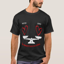 Custom Names The Heart Has No Sides Shirt