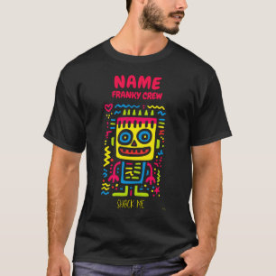 T-shirt Custom Neon Franky Pop Art Shock Me Halloween