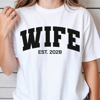 T-shirt Custom Newlyweds Matching Shirt, Wife Husband Gift