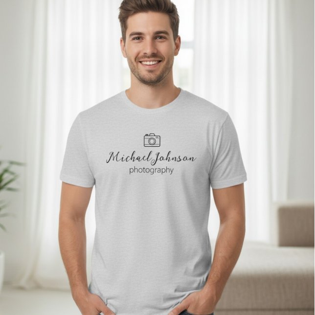 T-shirt Custom Photographer Shirt, Personalized Comfort (Créateur téléchargé)