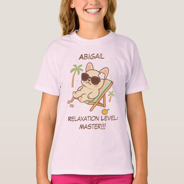 T-Shirt Custom Relaxed Hund (Vorderseite)