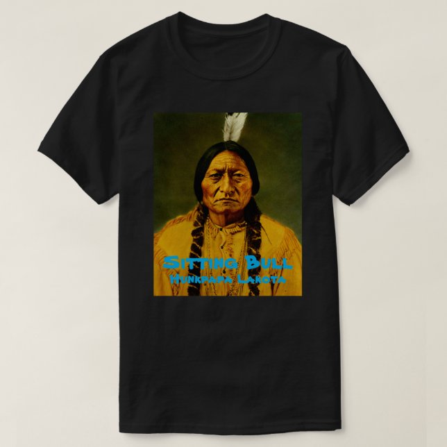 T-shirt Custom Sitting Bull Amérindien (Design devant)