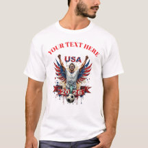 Customisable USA Soccer Football Team Supporters