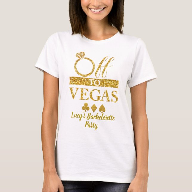 T-shirt customisé à Vegas (Devant)