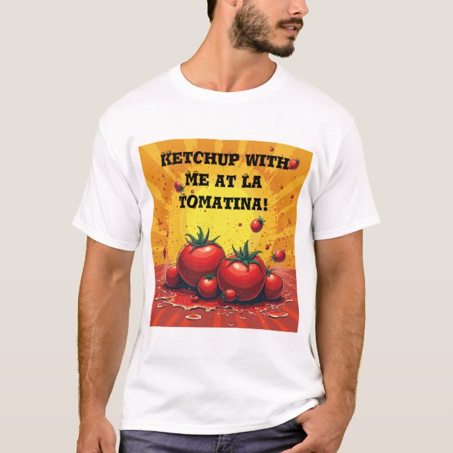 T-shirt customisé La Tomatina - Fest personnalisée (Devant)