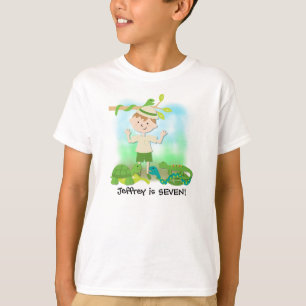 T-shirt customisé par anniversaire de safari de