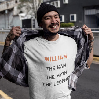 T-shirt Customisez L'Homme. Le Mythe. La Légende.