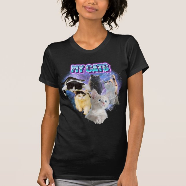 T-shirt Customisez vos propres chats Bootleg 90's Style Ph (Devant)