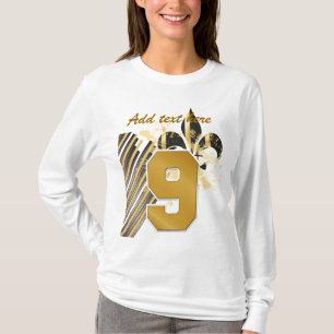 T-shirt Customisez votre texte, fleur de lis