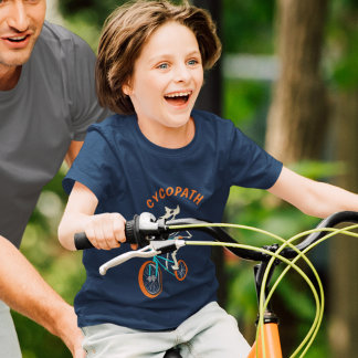 T-shirt Customizable Cycopath Werewolf Skeleton BMX Bike