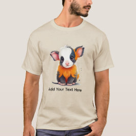 T-shirt Customizable Funny Baby Cow